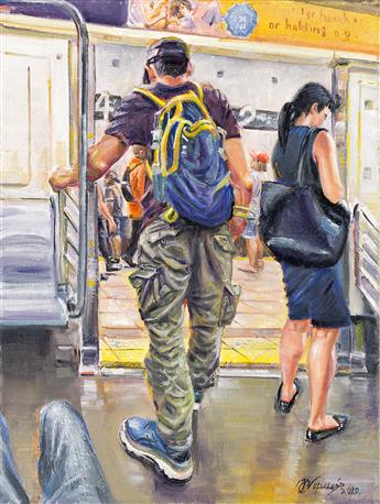 YIANNIS NOMIKOS (1949- ) Subway (Pair).